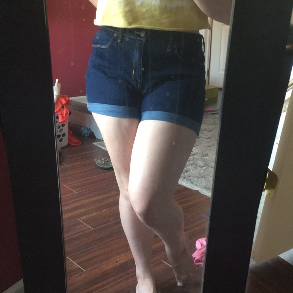 Mossimo high rise midi shorts